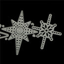 Beautiful Stars Framed Metal Cutting Dies For Scrapbooking Card Craft Decor 3CAU