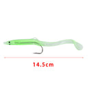 4Pcs Luminous Fishing Shrimp Lure Bait Plastic Shrimp Bait Squid Shrimp Lur-OZ