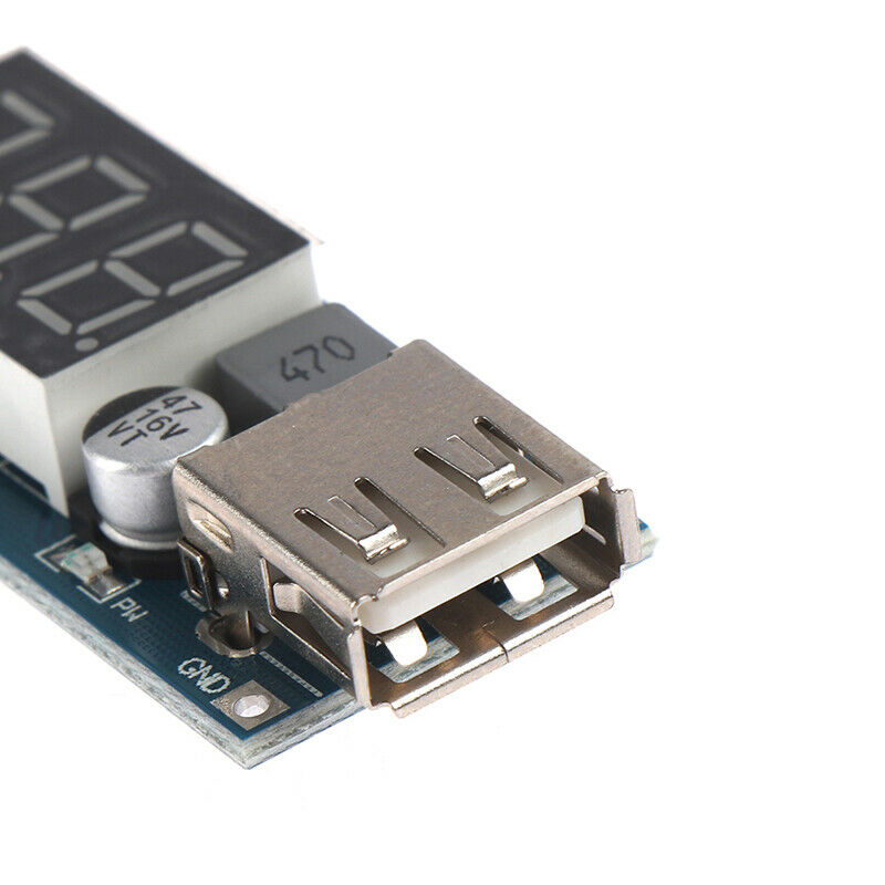 DC-DC 6-40V to 5V 2A Step-down LED Voltmeter USB Voltage Conver zqJ Gw