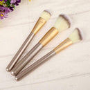 Professional 12pcs Cosmetic Makeup Powder Blush Brush Set With Leather Bag