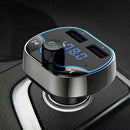 T24 Handsfree Bluetooth 4.2 FM Transmitter Dual USB 3.1A Fast Car Charger