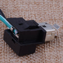 2Pcs Car H1 Fog Light Lamp Bulb Socket Extension Wire Harness Connector Auto