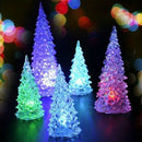 Christmas Tree Ice Crystal Colorful Changing LED Desk Decor
