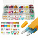 165Pcs Fits For Auto Car ATC Mini Blade Fuse Assortment Kit Set Box 1-40 Amp