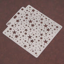 Reusable stars Stencil Airbrush Art DIY Home Decor Scrapbooking Album Craft  Z