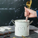 1Pcs Family Utensils Separate Storage Chopsticks Barrel Drain Storage Box P