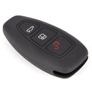 Car Silicone Car Key Smart Remote Key Case Cover for  Fiesta Focus 3 4 Bj