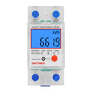 Din Rail Single Phase LCD Digital Power Consumption Energy Electric Meter