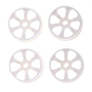 4pcs White Wheel Rim for WLtoys K969 K989 P929 1/28 RC  Car Replacement