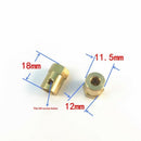 10Pcs/Set 7mm Bore Flexible Coupling Connector Hex Coupler for Car Wheels T