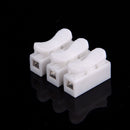 10Pcs 10A 3 Way LED Ceiling Quick Fix Spring Clamp Terminal Block Connector F-T