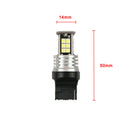 2x White T20 7440 W21W WY21W Led Bulb Turn Signal Lights Canbus 3030 Brake Light