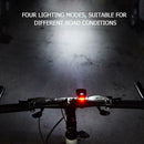 USB Charging Bike Front Light 4 Modes 300LM Flashlight Cycling Headlight