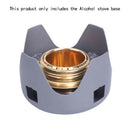 Outdoor Camping Aluminum Alloy Alcohol Stove Stand Base Rack Bracket Windsh