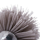 6mm Shank 80mm Dia Abrasive Nylon Wheel Brush Woodwork Polish Bench Grinder