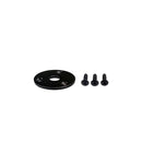 Metal Round Jack Plate Guitar Output Jack Plug Socket for Guitar Bass Black