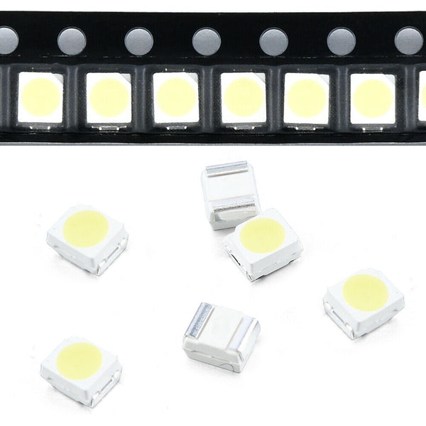 100PCS 3528 White Ultra Bright Light Diode 1210 SMD LED PLCC-2 20mA LED Light