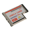 54mm  Card To 2 Port USB3.0 Adapter NEC