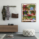 Painting By Numbers Kit DIY Flower Rack Hand Painted Canvas Oil Art Picture