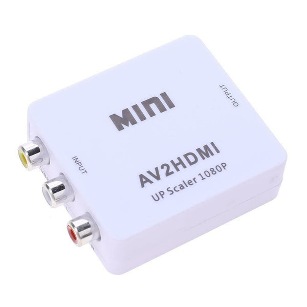 Mini RCA AV to HDMI Converter Adapter Composite AV2HDMI Converter #gib