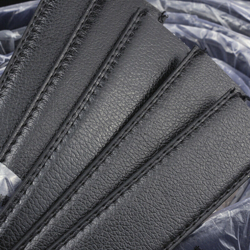 Men's Leather Belt Headless Double-sided Lychee strip Automatic Buckle Waistb Cy