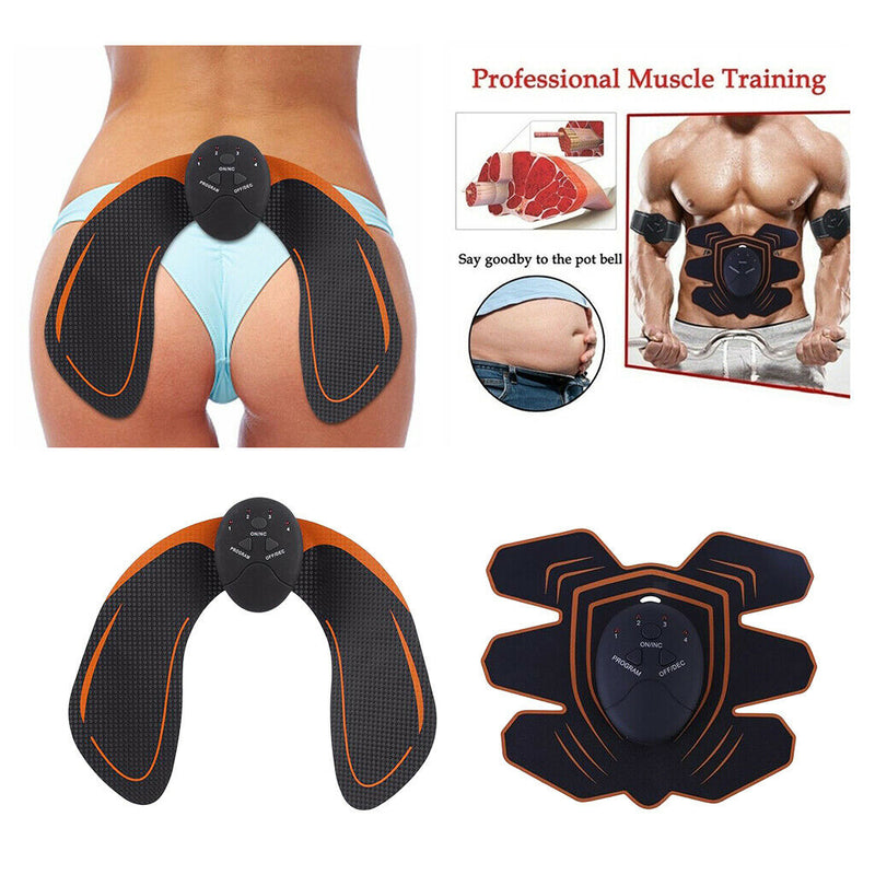 Hip Trainer Lifter Muscle ABS Stimulator Massager Muscle Body AB Toner Belt