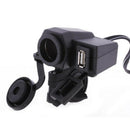 12V Car Cigarette Lighter Socket Motorcycle Auto Mounting Socket with Cover Y7C7