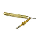 1Pc 3-13Mm Titanium Coated Hss Steel Step Drill Bits +1Pc Center Punch Dril