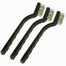 1pc Black Steel Small Brush Cleaning Brushes Wire Spark Wheel Rust Scrub ni E9K4