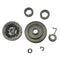 2 Sets Sprocket Clutch Kit 3/8 Pitch Bearing Worm Gear For Stihl Ms361 Ms440 044