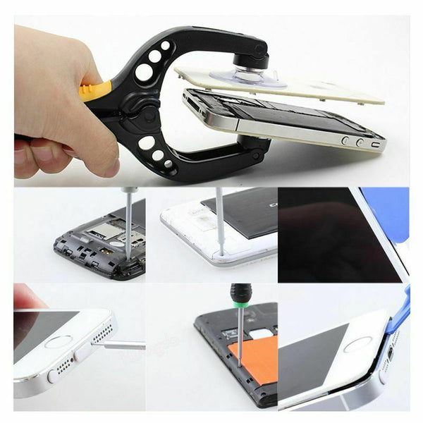19 in 1 Phone LCD Screen Opening Tool Plier Suction Cup Pry Spudger Repair  Q2T6
