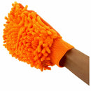 Cleaning Mitt Chenille 4 Pack/21cm*17cm,,Orange J9F3