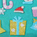 DIY Diamond Painting Window Stickers Christmas Tree Shape Wall Decals Decor