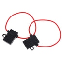 5pcs 16AWG Car Inline Blade Fuse Holder Waterproof Cap Circuit Protection