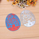 Metal Easter Egg Cutting Dies Scrapbooking Stencils Template for DIY Album