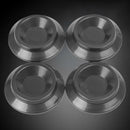 8pcs Black Vertical Piano Caster Cups Protector Rubber Pad Anti-Shock  LLD PDT