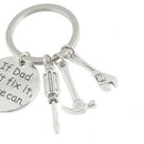 Mini Hand Tool Keychain Keyring For Dad Fathers Day Key Ring Chain Daddy Gift x1