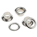 100x Mixed Grommets Eyelets Buckle Rivet With Washers Scrapbooking DIY Craft