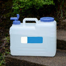 15L Plastic Water Jerry Can Liquid Carrier Drum Pouring Spout Tap Drinking
