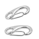 2x Marine Grade Stainless Steel Boat Spring Snap Hooks Clip Hardware