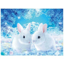 5D Diamond Rabbit Painting DIY Mosaic Cross Stitch Home Embroidery Decor
