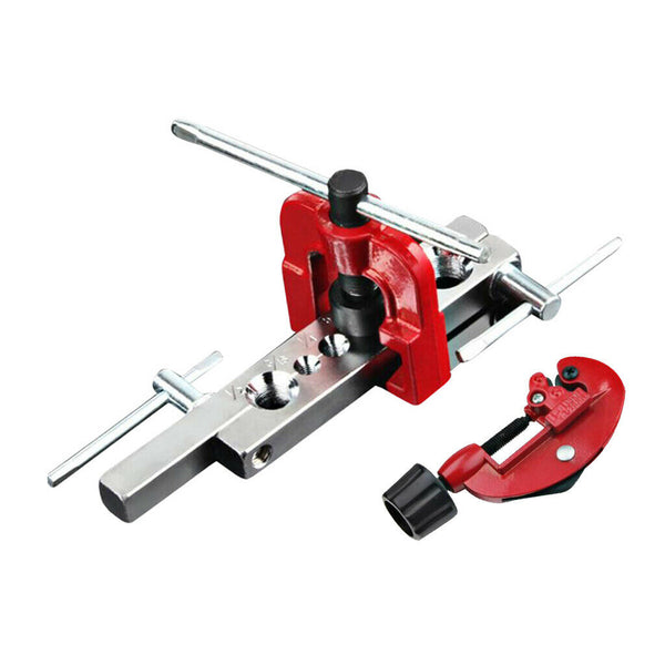 Hand Copper Pipe Tube Expander Flaring Tools Set with 3-28mm Pipe Cutter, inch