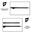 Extendable Aluminum Bank Stick for Carp Fishing Bite Alarm Buzz Bar Rod Rest