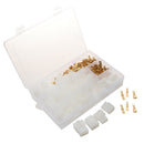 20 Kits 2 4 Pin 6.3mm Crimp Terminal Cable Locking Male Female Connector