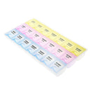 21 Grids Weekly Pills Storage Box Stationery Candy Holder Home Organizer