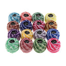 16pcs Mixed Color Cross Stitch Line Embroidery Cotton Thread Floss / Skeins
