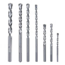 7PCS Masonry Drill Bit Set with Sandblasting Surface Treatment, Drills Thro