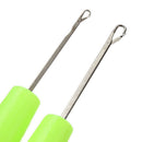 2 pcs Handle Crochet Hook Dreadlock Interlocking Lock Hair Braid Metal Needle LJ