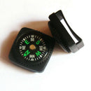 24PC MINI COMPASS SURVIVAL POCKET LIQUID FILLED HIKING CAMPING WATCHBAND