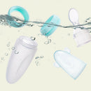 Baby Silicone Feeding With Spoon Feeder Food Rice Cereal Bottle blue